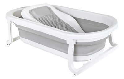 Bañera Bebe Plegable Portatil Wanda Happy Baby Color Gris