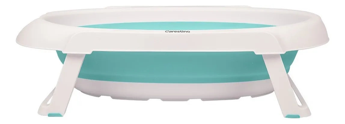 Bañera Plegable Con Soporte Carestino Aguamarina