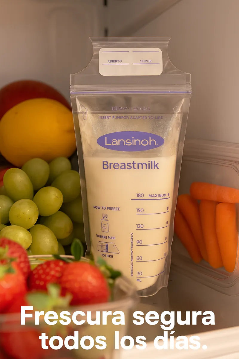Bolsas Leche Materna Lasinoh 100 Und Pre-esterilizada 180ml