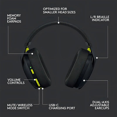Audífonos Gamer Inalámbricos Logitech G435 Negro