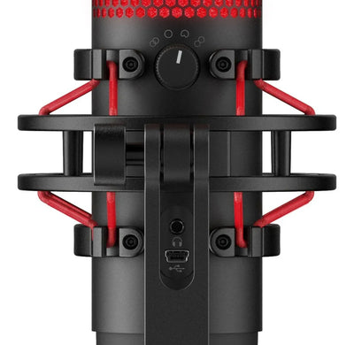 Micrófono HyperX Quadcast 4P5P6AA Condensador Bidireccional color negroS