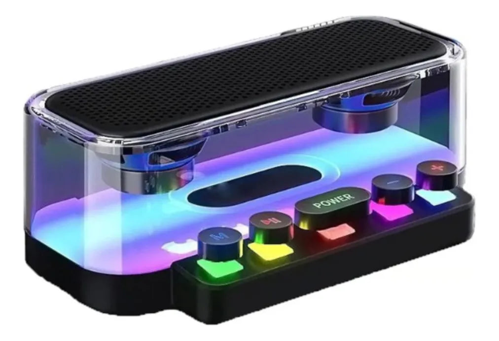 Parlante Bluetooth Z6 Rgb Portátil Teclas Mecánicas Gamer