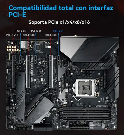 Adaptador Wifi Bluetooth Pc Tarjeta Red Pcie Doble Banda 5g