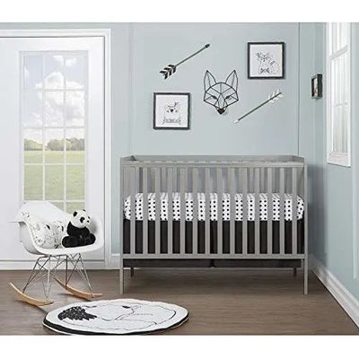 Dream On Me, Synergy - Cuna Convertible 5 En 1 En Gris Frío,
