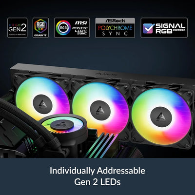 Refrigeración Liquida Arctic Liquid Freezer Iii Pro 360 Rgb Negro