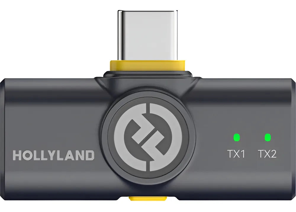 Hollyland Lark M2 Combo Duo Microfono Ios Android Dslr Apple Color Negro