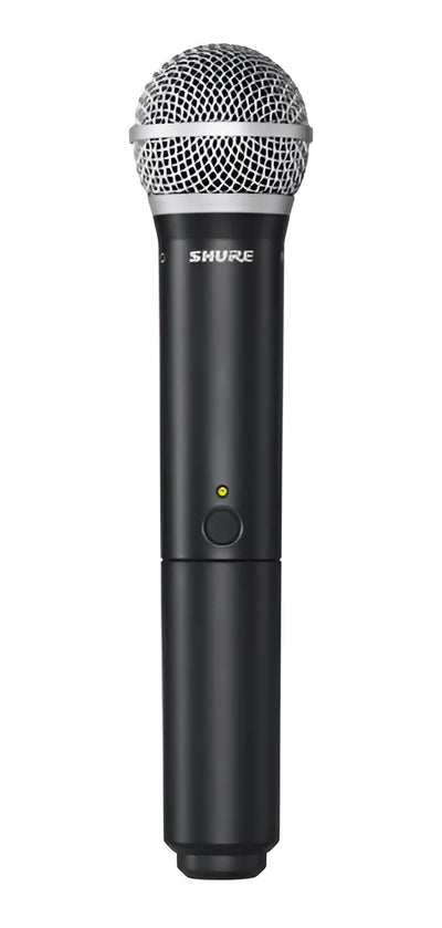 Micrófono Inalámbrico Shure Blx288/pg58-j10 Receptor Doble Color Negro