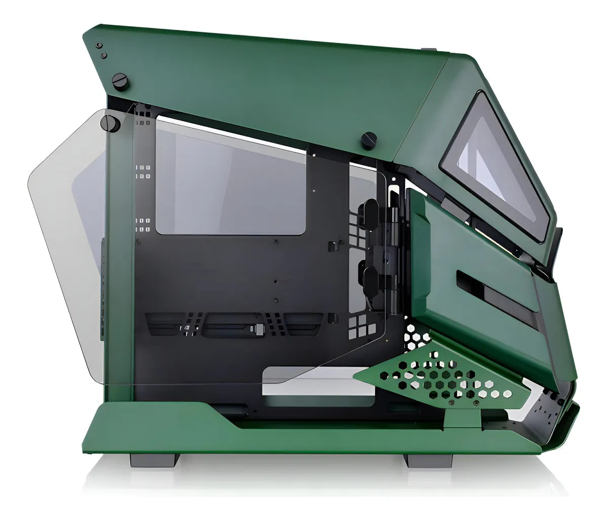 Chasis Micro Atx Thermaltake Ah T200 Green Racen