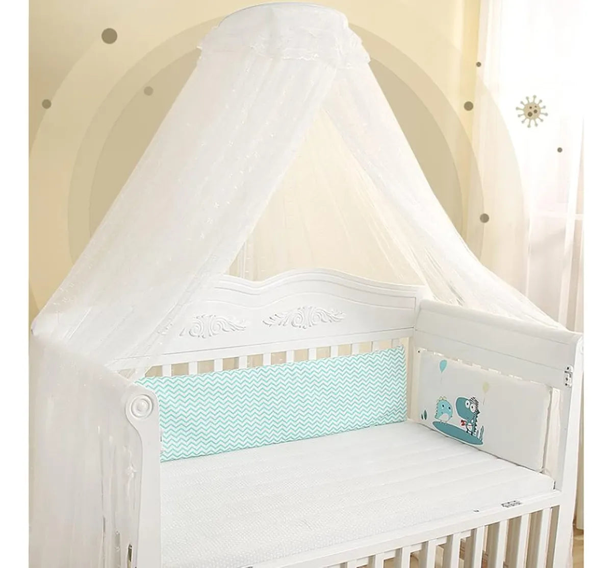 Cama Para Bebés Y Niños Pequeños Cuna Tipo Domo Mosquitera