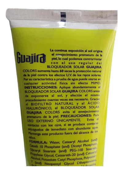 Bloqueador Solar Guajira Spf 50 100ml