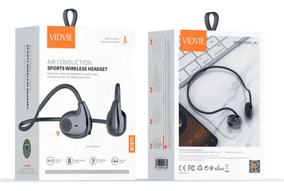 Audifonos De Conduccion Osea Vidvie Bt871 Color Negro