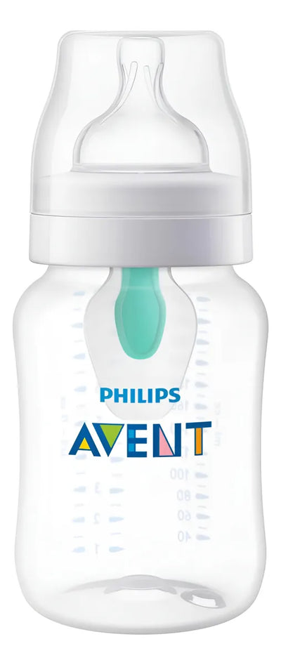 Tetero Biberón Bebe Anticolico Philips Avent 9 Oz Onzas 260 Transparente Airfree 9oz
