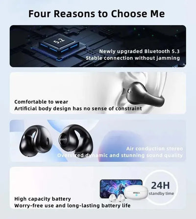 Audífonos Tipo Ear Clip Lenovo Xt83ii Audifonos Para Deporte Negro