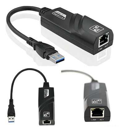 Adaptador Ethernet Usb 3.0 P/ Red Rj45 Lan Usb