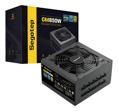 Fuente De Poder Full Modular 850w 80 Plus Gold Segotep Color Negro
