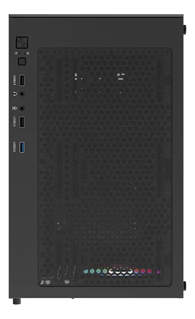 Chasis Gabinete Caja Gamer Aerocool Pivot Argb Color Negro