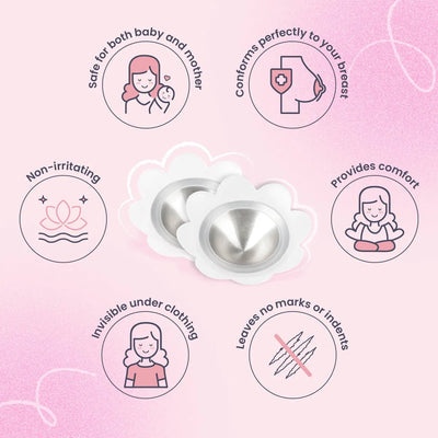 Tazas De Lactancia Originales De Plata Pura 999 Con Almohadi