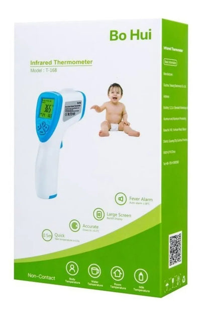 Termómetro Infrarrojo Digital Bo Hui T-168 Con Certificado Púrpura
