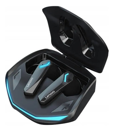 Auriculares Bluetooth Lenovo Gm2 Pro Gamer de baja latencia para deportes electrónicos 5.3, color negro, color claro, azul