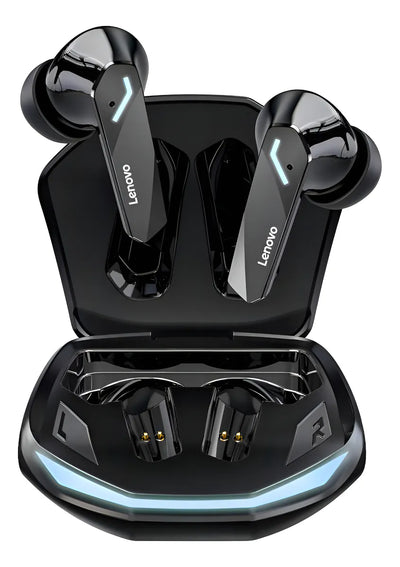Auriculares Bluetooth Lenovo Gm2 Pro Gamer de baja latencia para deportes electrónicos 5.3, color negro, color claro, azul