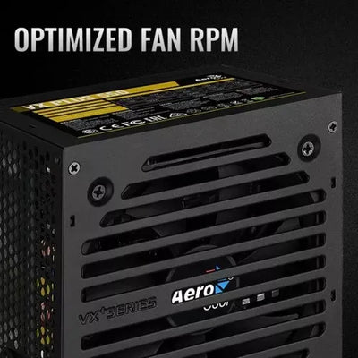 Fuente De Poder Pc Aerocool Vx550 Plus 110v Negra Negro