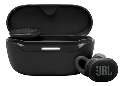 Auriculares deportivos Bluetooth Jbl Endurance Race 2, color negro