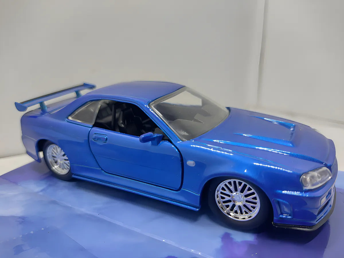 Brian´s Nissan Skyline Gt-r Rápido Y Furioso 1:32 Jada Color Azul Rey