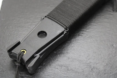 Cuchillo Tactico De Supervivencia Camping Cauchera Brujula Negro