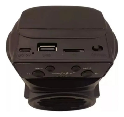 Parlante Portátil Inalámbrico Bluetooth Fm Tf Recargable Rgb
