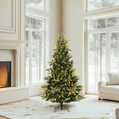 Garveehome Mini Arbol De Navidad Artificial Preiluminado De