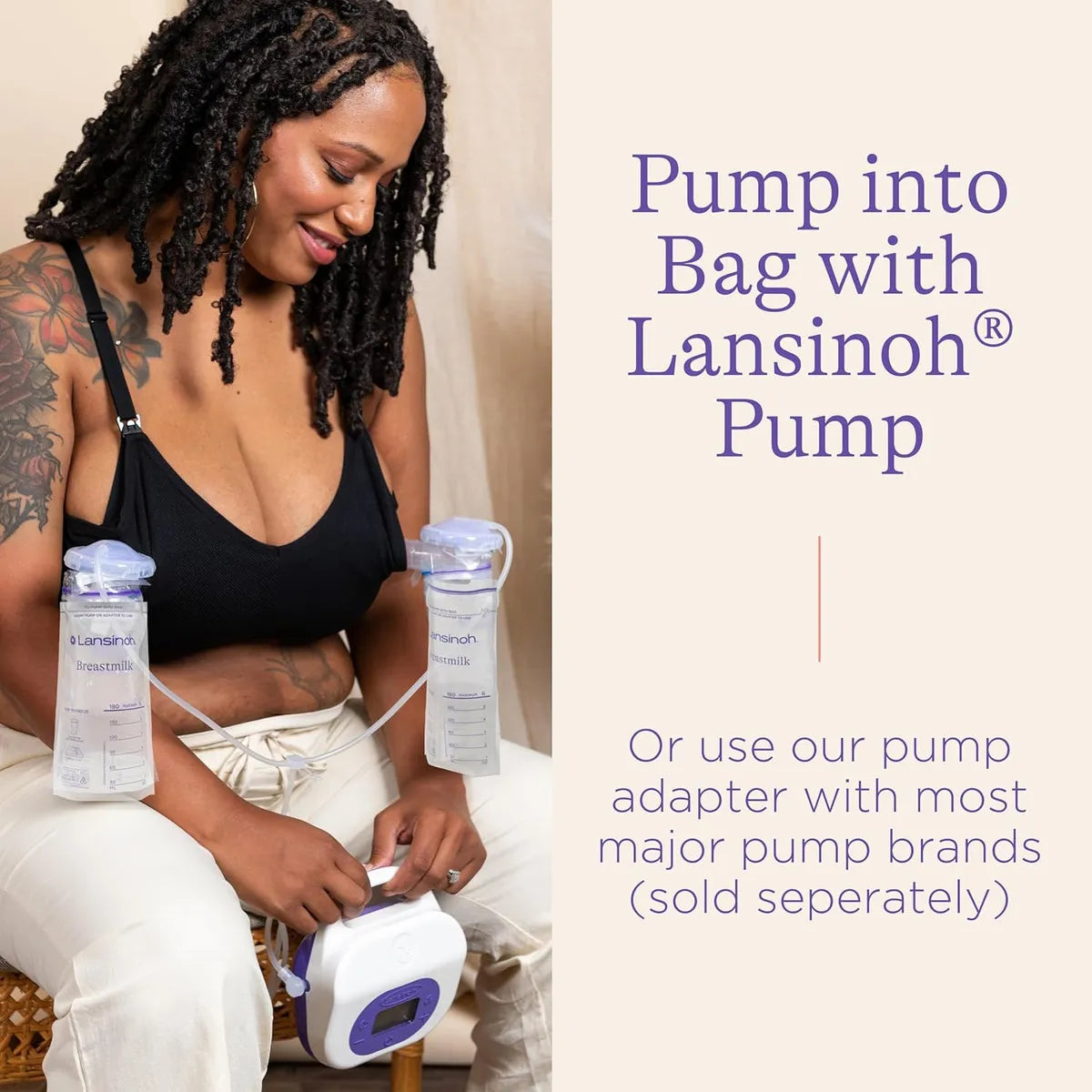 Lansinoh 50 Bolsas Leche Materna Almacenamiento Seguro