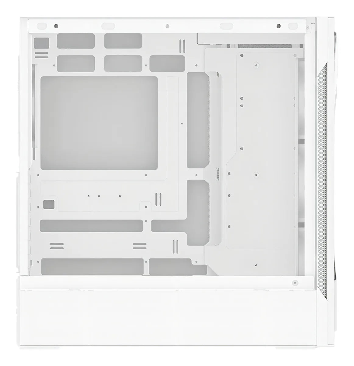 Gabinete Xpg Starker Air Btf Wh Cristal Templado Argb Led Color Blanco
