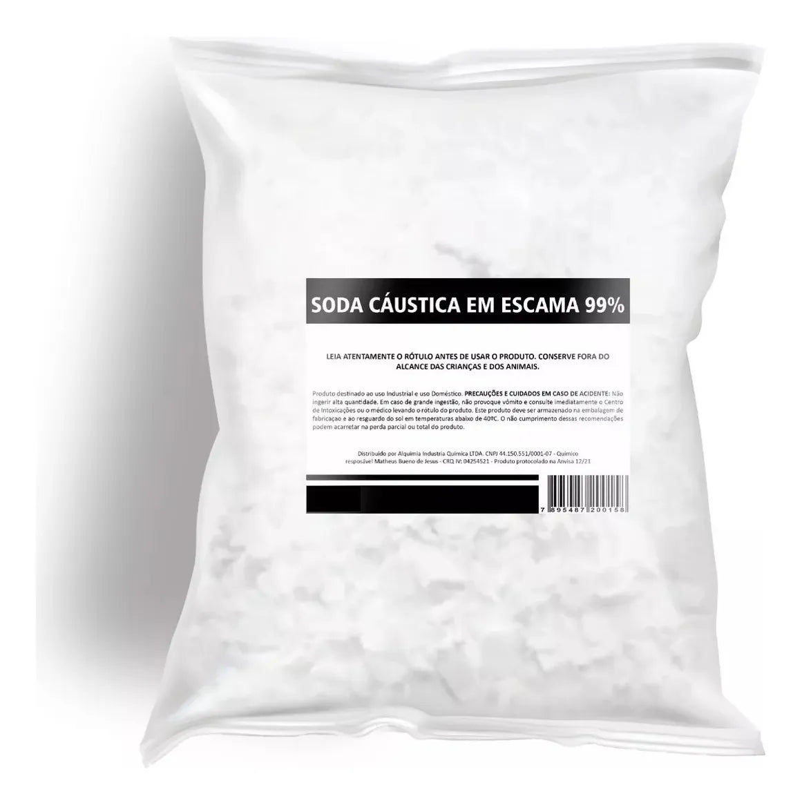 Soda Caustica En Escamas 1 Kilo