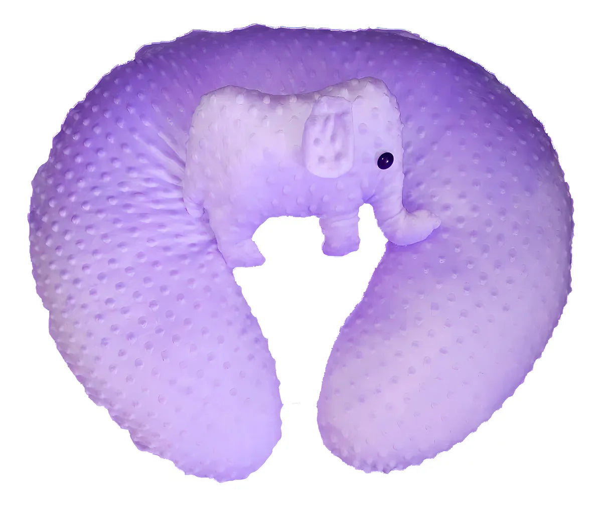 Almohada Cojín Materno De Lactancia Multiusos Color Lila Claro