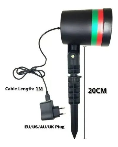 Proyector De Navidad Para Exteriores Con Luces Láser Led Variado