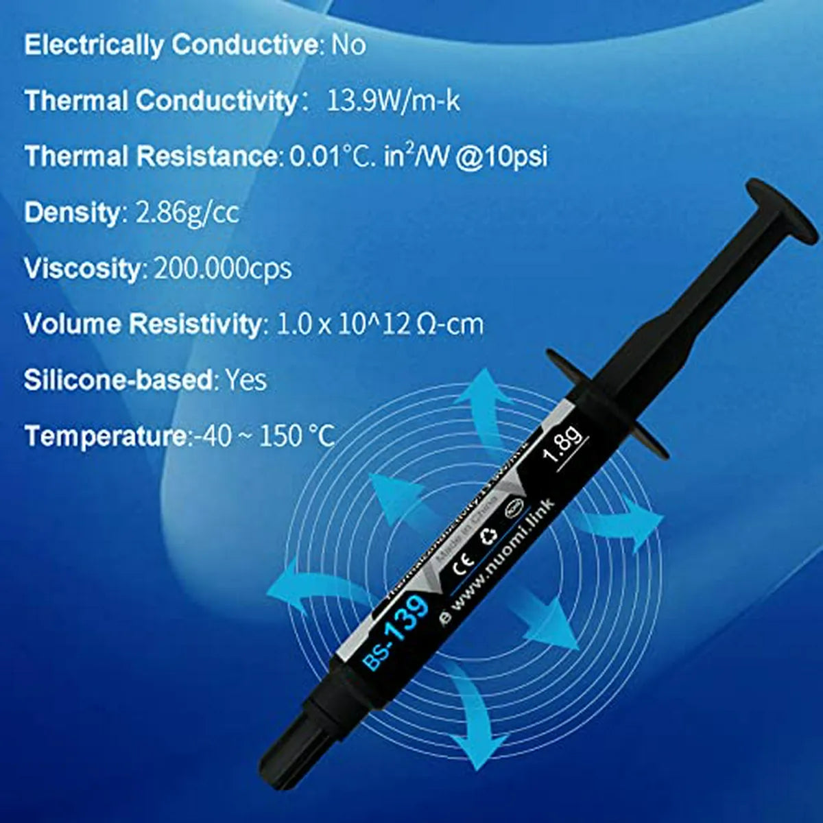 Pasta Térmica Bsff 1.8g Con Kit - Alto Rendimiento