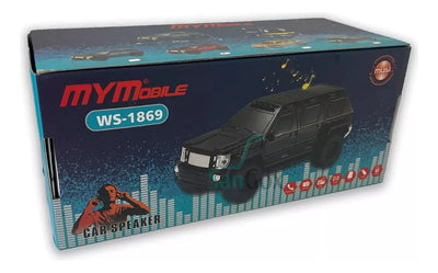 Parlante Portatil En Forma De Carro Bluetooth Ws-1869 Dorado