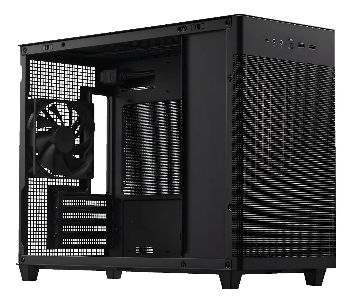 Gabinete Asus Prime Ap201 Usb 3.1 Tipo C Negro Micro Atx