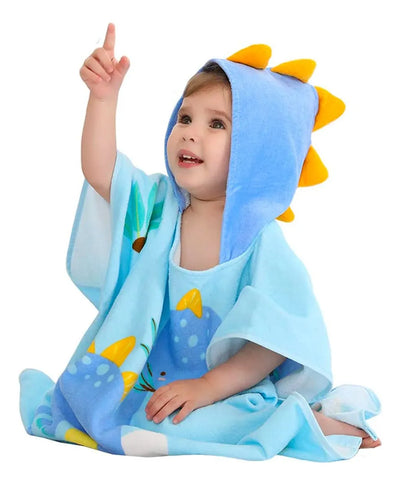 Gneliwm Toalla De Bao Con Capucha Para Nios, Poncho De Algod