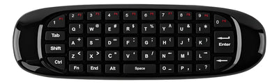 Mini Teclado Inalambrico Air Recargable Gadnic Mouse Color del mouse Negro Color del teclado Negro