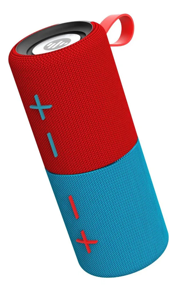 Parlante Portátil 2 En 1 Stromberg Twin 2 Bluetooth Ipx4 Color Rojo Y Azul