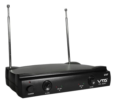 Set De Micrófonos Vta Con Transmisor Color Negro