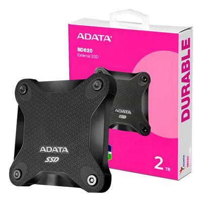 Unidad Solida Externa Adata Sd620 2tb Usb 3.2 (usb-a) Color Negro