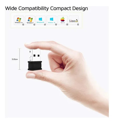 Tarjeta De Red Wifi Mini Usb Tenda W311mi 2.4 Ghz 150 Mbps