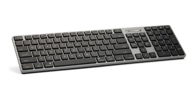 Teclado Bluetooth Ihome Imack | Diseño Elegante | Teclas Mac Teclado Gris/negro