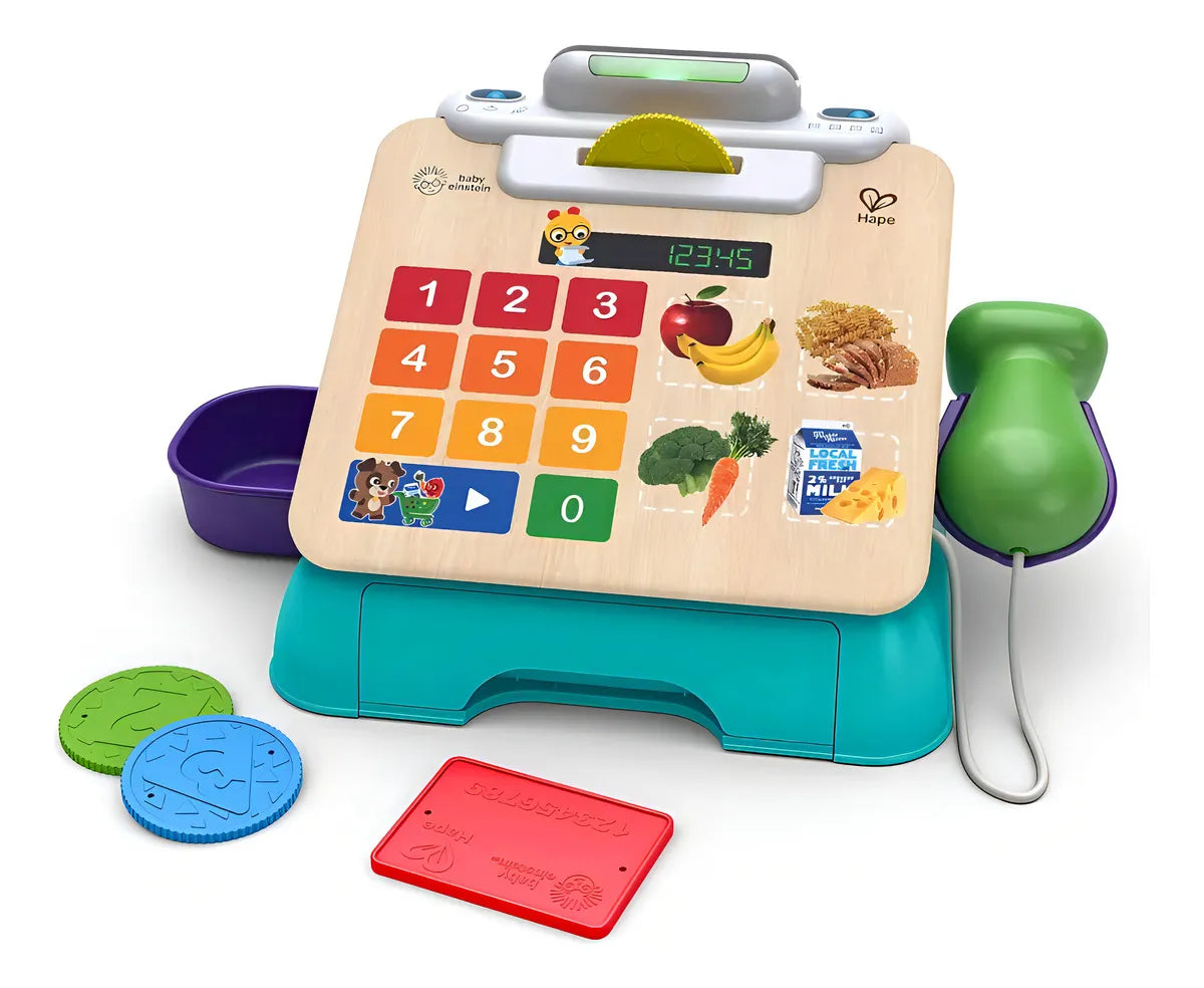 Juego Didáctico Caja Registradora Interactiva Hape 800914 Color Multicolor