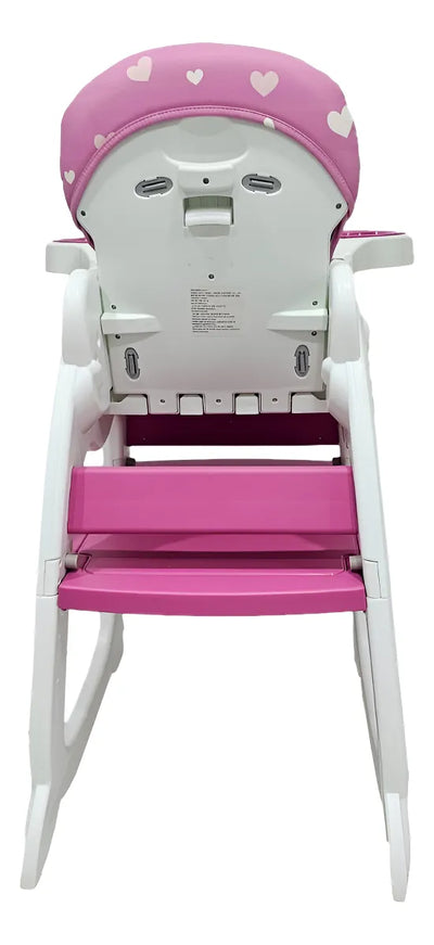 Silla De Comer De Bebe Bebesunita 3 En 1 Comedor Escritorio Mecedor Color Rosa Chicle Conejo