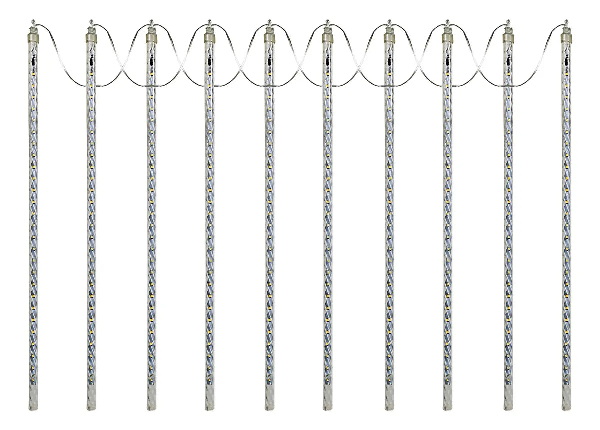 Extensión 10 Tubos Con Luces Navideñas Led Alpine