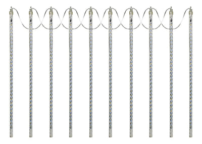Extensión 10 Tubos Con Luces Navideñas Led Alpine