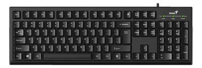 Teclado Alámbrico Marca Genius Kb-100 Windows /mac /linux Teclado Negro